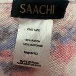 Saachi Tie Dye Butterfly Kimono One Size Flowy Beach Cover Up NWT Blue Photo 4