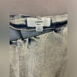 Entro  acid wash stretchy denim dress size large Photo 1