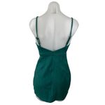 superdown  Green Sleeveless V Neck Cami Camisole Tank Mini Sheath Dress Size S Photo 1