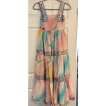 Hunter Bell Sundress Sz XS Rita Midi Tiered Ruffle Smocked Full Skirt Easter Photo 1