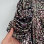 Ba&sh  Shopbop Gala Puff Sleeve Metallic Paisley Floral Mini Dress Noir size xs 2 Photo 11