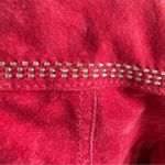 Coldwater Creek Red Suede Jacket Beaded Details western Large boho See description Photo 9