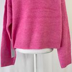 Lumière New Ribbed Pointelle Sweater Pink Photo 9