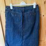 kim rogers  Blue Denim Skirt Photo 5