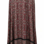 Cato Gray Floral Paisley Maxi Long Boho Flare Cottagecore Plus Skirt 22/24W Photo 0