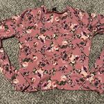 Forever 21  - Pink Floral - Long Sleeve Too - M Photo 1