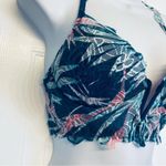 PINK - Victoria's Secret Victoria's Secret PINK‎ Date Push-up Longline Bra Size Small Tropical Multicolor Photo 1