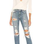 Lovers + Friends Logan High Rise Tapered Ainsley Jeans Sz 23 Photo 0