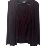 Alex Evenings Womens Sparkly Sequin Top & Jacket Mother Of Bride Size Large City Photo 0