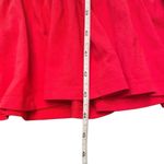 Rebecca Minkoff Red Cold Shoulder Ruffle Midi Dress Size Small Photo 6