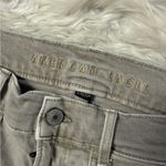 American Eagle  Skater Baggy Jeans Size 10 Light Green High Rise Stretch Photo 5