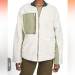 Free People  Women's Rivington Sherpa Jacket, Desert Combo, Green, Medium Photo 2