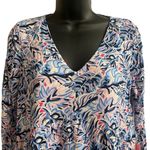 Simply Southern Floral V-Neck Lined Dress Sz S Photo 1