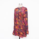 Farm Rio  |  Fruit Dream Long Sleeve Pleated Tiered Dress Photo 7