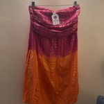 La Plage Ruched Strapless Dress Photo 3