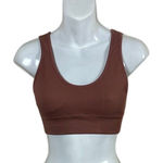 Aerie  Seamless Padded Brown  Bralette size L Photo 0