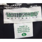 Motherhood Maternity Dress Black White Floral Short Sleeve Large Photo 2