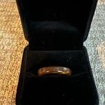 Resin Stackable Retro Minimalist Ring Size 7 Photo 0