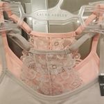 Laura Ashley ππ Lace Back Seamless Bralettes 2 Pack ~ Pink & Gray Small S NWT Photo 5