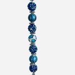 Handmade Dreams Of Blue Beaded Keychain Purse Backpack Accessory New Photo 0