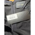 DO+BE NEW  Ella Cocktail Dress off the shoulder black satin sz small Photo 2