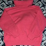 Lulus Committed To Cozy Hot Pink Cowl Neck Sweater Size XS Photo 7