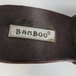 Bamboo  Womens Shoes Size 7 Brown‎ Copper Fashion Sequin Slip On Heels Mules Photo 7