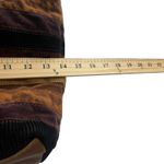 Carribean Joe Vintage Cheetah Corduroy Brown Shoulder Tote Purse Photo 9