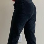 Etcetera Black Y2K Suede Straight Leg Pants Photo 1