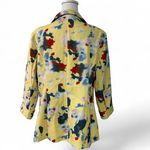 Floral Print Blazer Yellow Size L Photo 1