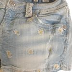 Miss Me Y2K DAISY SUPER SHORT LIGHT WASH JEANS SHORTS SZ. 26"-27"β Photo 6