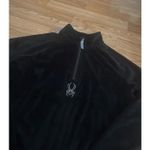 Spyder  Half Zip Velvet Pullover Size Large Photo 1