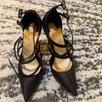 Christian Louboutin  Victororilla 100mm Perforated Red Sole Pumps In Black 39 Photo 1