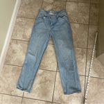 Abercrombie & Fitch Abercrombie Fitch The Dad High Rise Straight Womens Jeans 26/2 crossover fly Photo 10
