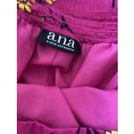 a.n.a New Approach Womens Large Pink Knee Length Skirt Tulip Hem Floral Cottage Photo 5