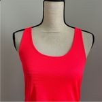 Gap Fit Racerback Tank Top XS Neon Orange Striped Athleisure Workout Fit Girl Photo 4