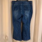 SheIn NWT Dark Blue Flare Jeans Photo 1