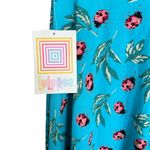 LuLaRoe NWT azure ladybug skirt stretch aqua XS Photo 2