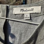 Madewell  Linen - Cotton Button Back Mini Shift Dress S Photo 5