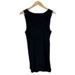 Michael Stars  Black V Neck Ruched Side Tank Top One Size Fits Most Photo 3