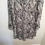 MIA Popover Shirt Dress White Gray Floral Photo 4