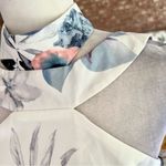 L'ATISTE L’Atiste Ivory Floral Halter Cutout Cropped High Neck  Top 8 Photo 5