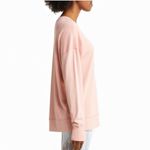 Sweaty Betty  After Class Round Wide Neck sweatshirt pale pink top XS Photo 1