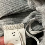 SheIn Light Gray Ribbed High Waisted Paper-Bag Short Shorts Size S EUC Photo 4