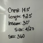 Habitual Denim Jeans Women's Size 4/27 Light Wash High Rise Straight Leg Photo 11