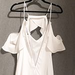 BB Dakota White Kaless Ruffle Sheath Dress Photo 3