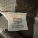 Trina Turk  | Taupe and Cream Striped Strapless Maxi Dress | S Photo 4