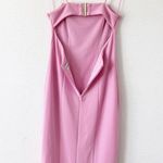 Finders Keepers  Square Neckline Midi Dress in Pink Photo 6