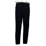 Reformation Women's Skinny Jeans Organic Faded Black Cotton Denim Womens Size 23 Photo 3