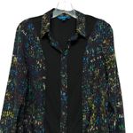 Derek Lam Design Nation Printed Button Down Shirt Size S Photo 4